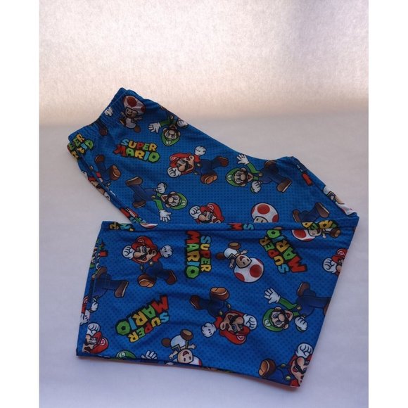 Super Mario and Characters 'Here We Go' Boy's (3-Piece Pajama Set) Bright blue - Picture 7 of 12